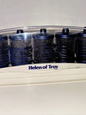 Helen of Troy Hot Setter 05 Travel Hot Rollers Set Jumbo 1.75” 5pc + Clip